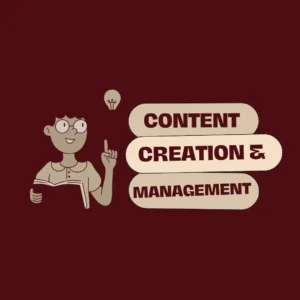 Services: content creation & management
