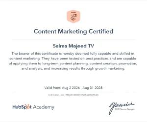 CERTIFICATE DIGITAL MARKETING EXPERT IN ABU DHABI